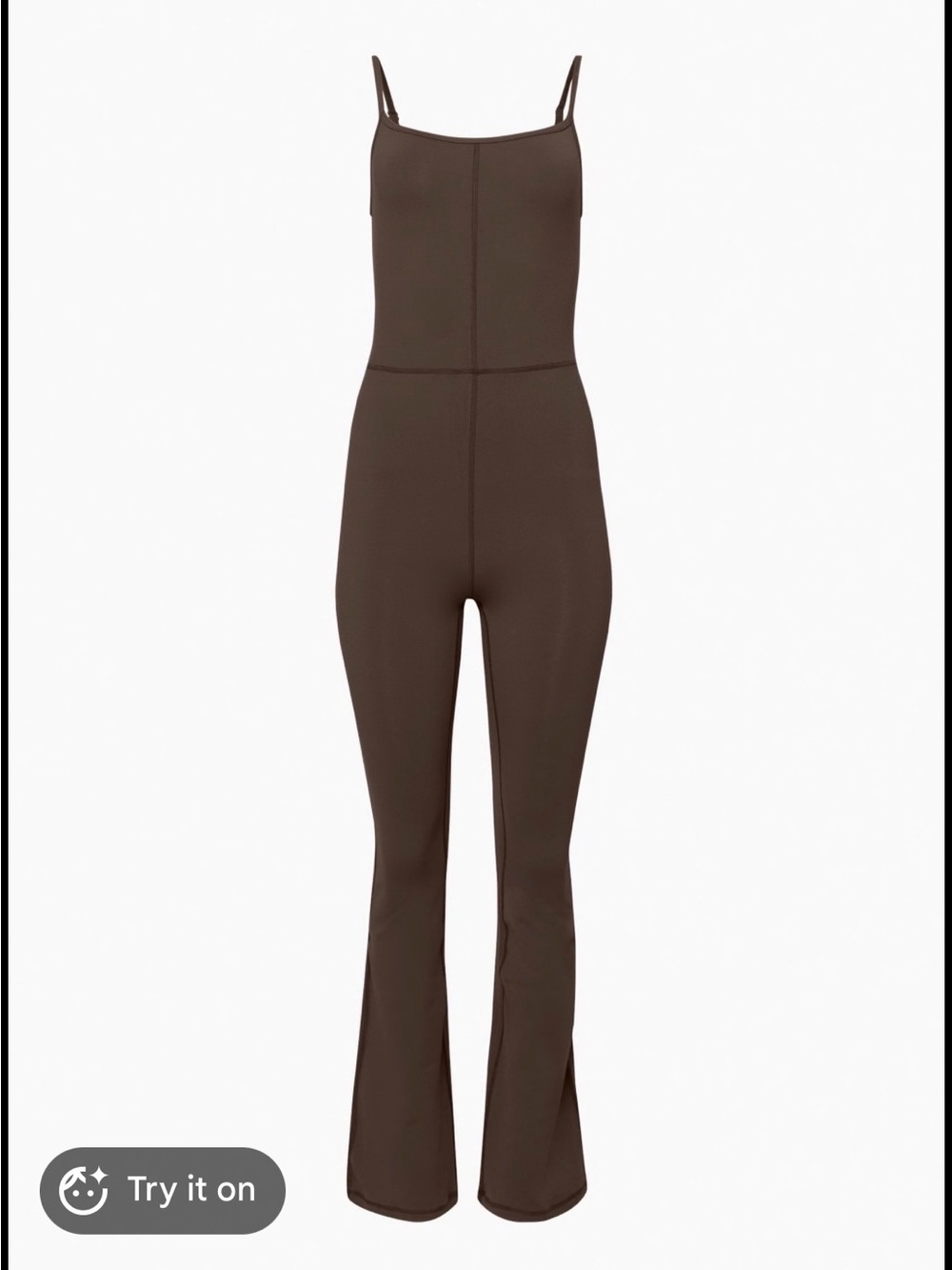 Sold out Aritzia Wilfred Divinity Flare Jumpsuit in Rustical Brown Size XS